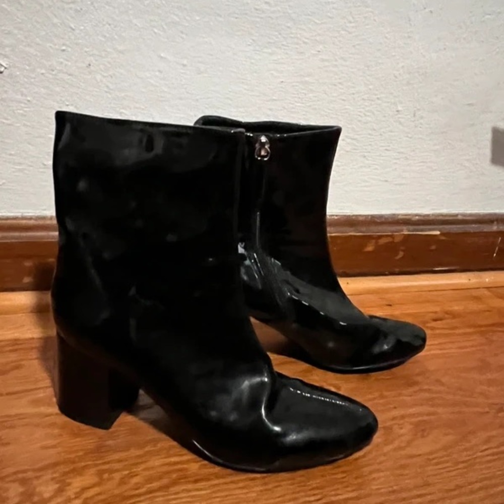Urban Outfitters Sleek Black Heeled Boots